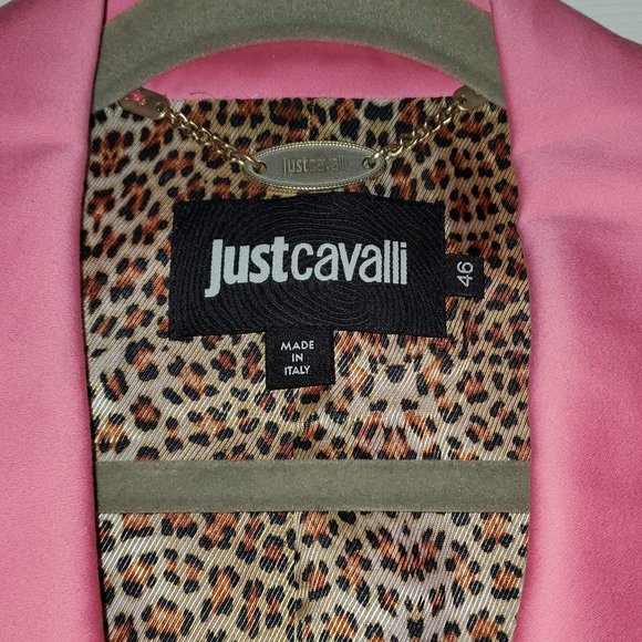 Just Cavalli Pink Blazer, Size 46IT - Picture 3 of 5